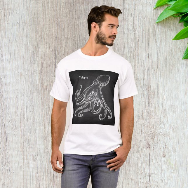Camiseta Octopus Sketch (Criador carregado)