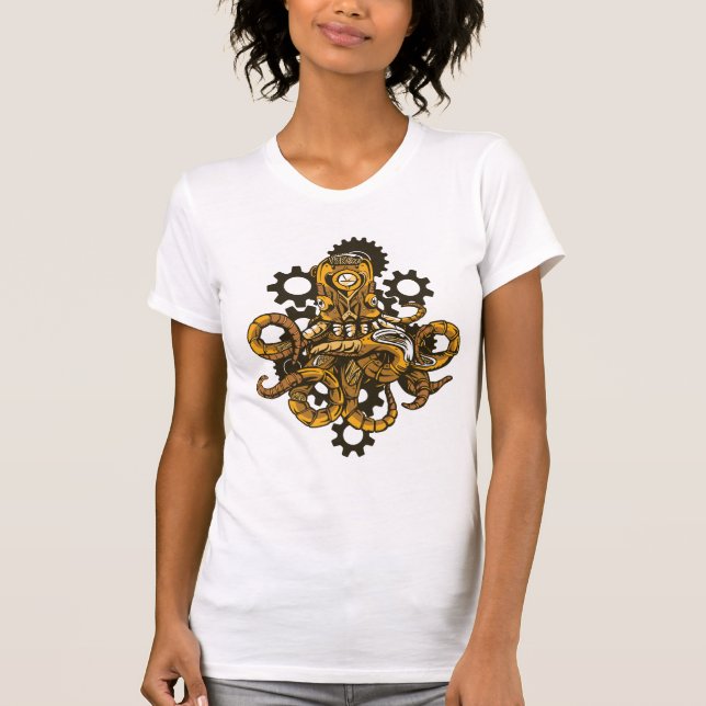 Camiseta Octopus Steampunk (Frente)
