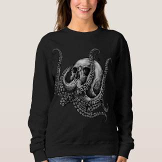 Camiseta Octopus Sugar Skull Graphic T Shirt