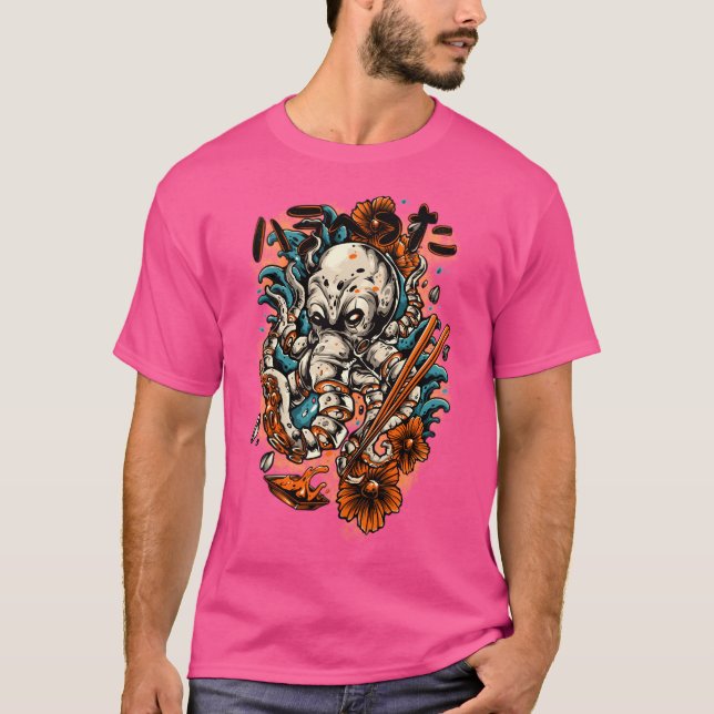 Camiseta Octopus Sushi Monster (Frente)