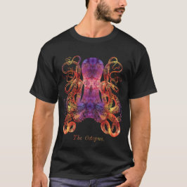 Camiseta Octopus Tie Dye - Púrpura Laranja Colorida
