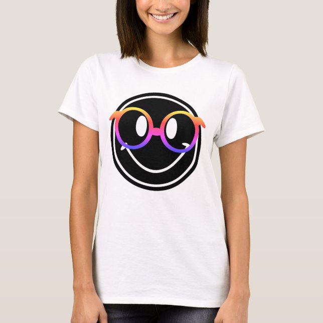 Camiseta Óculos arco-íris (Frente)