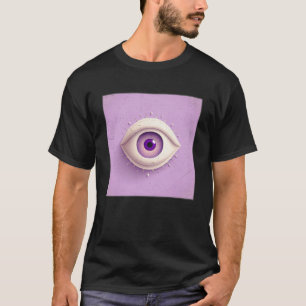 Camiseta Óculos Brancos Bonitos Ilustração Colorido Pastel