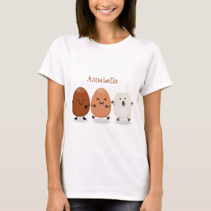 Camiseta Óculos caianos, bonitos, ilustração engraçada de d