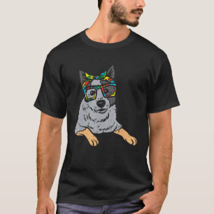 Camiseta Óculos de Bandana de Puzzle Heeler de Consciência 
