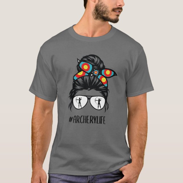 Camiseta Óculos de Cabelo de Arco Mensageiros (Frente)