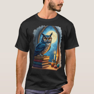 Camiseta Óculos de Coruja da Academia Sombria Cantinho de L