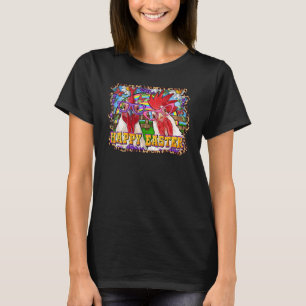 Camiseta Óculos de Galinha Legal Fazendeiro de Galinha Feli