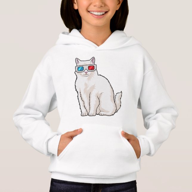 Camiseta Óculos de gato (Frente)