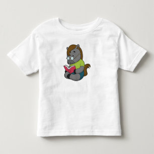 Camiseta Óculos de leitura para fanático por cavalos