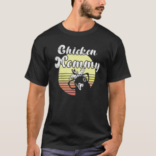 Camiseta Óculos de Mãe Frango Sunset Retro Cheeky Chicken