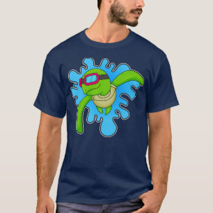 Camiseta Óculos de natação de tartaruga