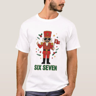 Camiseta Óculos de Natal Seis Sete Nozes Bandeira