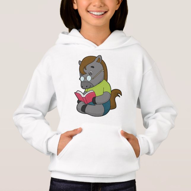 Camiseta Óculos de Nerd de cavalos (Frente)