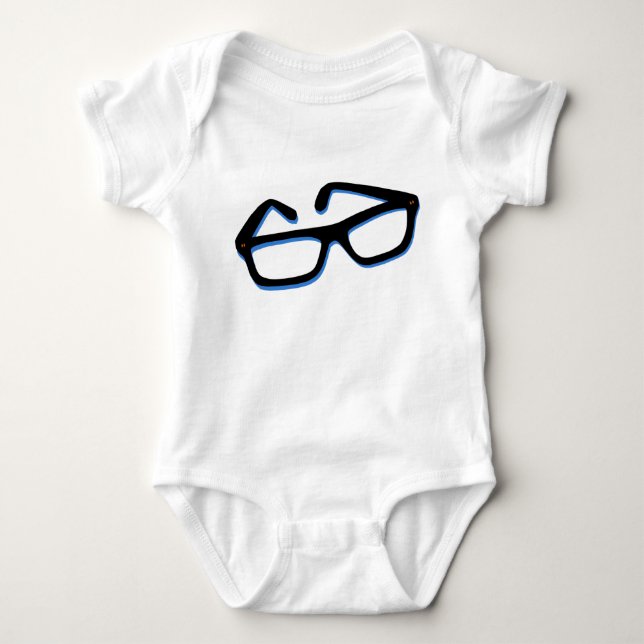 Camiseta Óculos de Nerd legal (Frente)