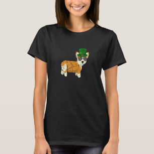 Camiseta Óculos de Sol Aviador Corgi Incorgnito St Patrick