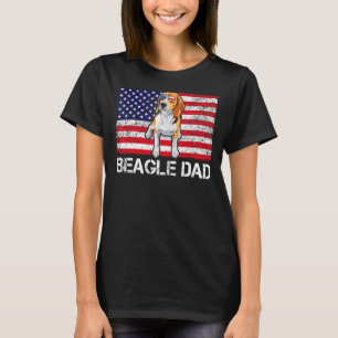 Camiseta Óculos de sol Bandeira Pai sinalizador americano C