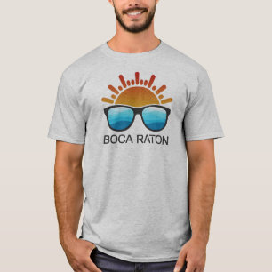 Camiseta Óculos de Sol Boca Raton Flórida