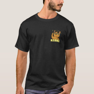 Camiseta Óculos de Sol Carma de Gatos Legais Engraçado Mini