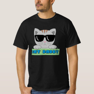 Camiseta Óculos de Sol CAT DADDY Gato
