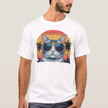 Óculos de Sol Cat Daddy Pôr do Sol Retro Pelo Pai