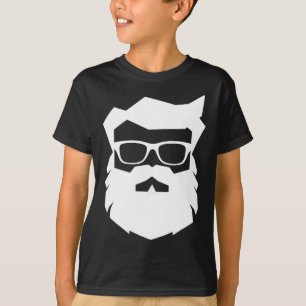 Camiseta Óculos de sol com rosto do Papai Noel e barba Nata