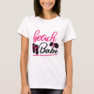 Camiseta óculos de sol cor-de-rosa