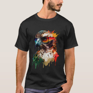 Camiseta Óculos de sol da águia férias de natureza solar de