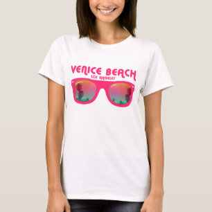 Camiseta Óculos de sol da praia de Veneza