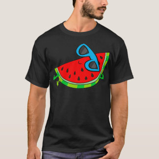 Camiseta Óculos De Sol De Fruta De Melão Cinto, De Melão, E