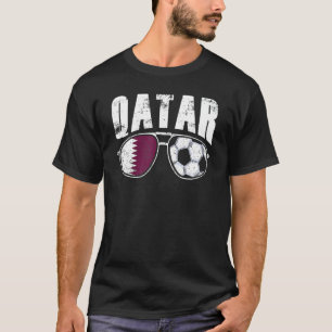 Camiseta Óculos de sol de futebol americano de bandeira do