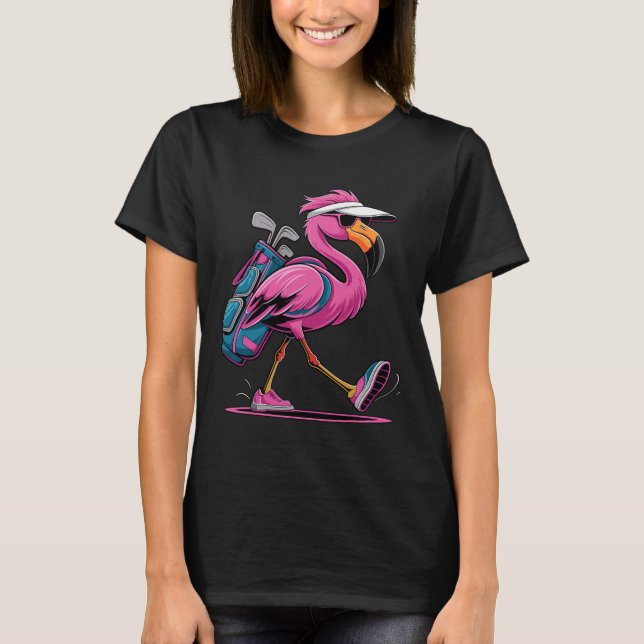 Camiseta Óculos de Sol de Golfe Ping Flamingo Mulher Senhor (Frente)