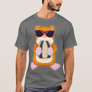 Camiseta Óculos de sol de Hamster