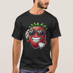Camiseta Óculos de sol de morango legal design