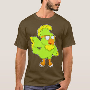 Camiseta Óculos de Sol de Papagaio