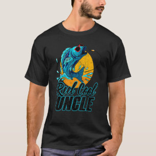 Camiseta Óculos de Sol de Pesca Tio Muito Legal para Homens