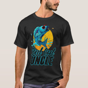 Camiseta Óculos de Sol de Pesca Tio Muito Legal para Homens