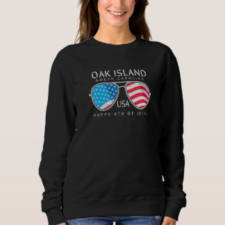 Camiseta Óculos De Sol De Verão Da Ilha De Oak Nc No Quarto