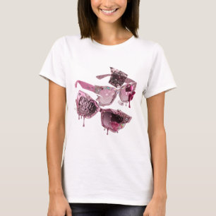 Camiseta Óculos de sol de VIDRO QUEBRADO Prata Legal Design