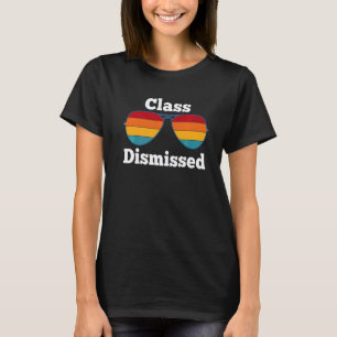 Camiseta Óculos de sol dispensados no verão do professor