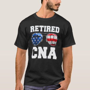 Camiseta Óculos de Sol Enfermeira Aposentada Cna Aposentado