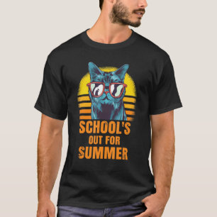 Camiseta Óculos De Sol, Escolas Legal Para O Verão
