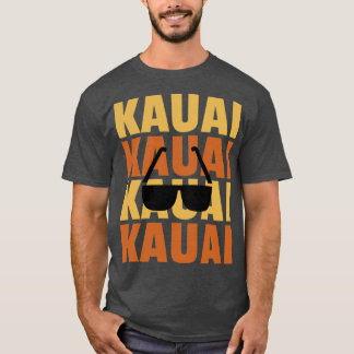 Camiseta Óculos de Sol Estilo Surf Ilhas Havaianas Desenho 