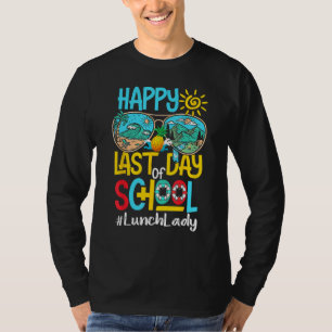 Camiseta Óculos de Sol Feliz Último Dia de Aula Olá Verão L