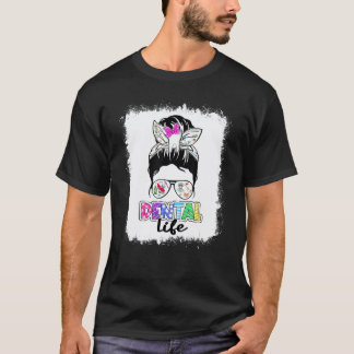 Camiseta Óculos de Sol Feminino Coque Desarrumado Vida Odon