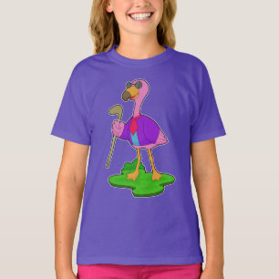 Camiseta Óculos de Sol Flamingo