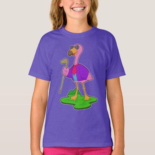 Camiseta Óculos de Sol Flamingo (Frente)