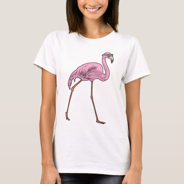 Camiseta Óculos de Sol Flamingo (Frente)