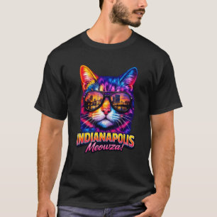 Camiseta Óculos de Sol Gatinho da Indianapolis Moda Legal