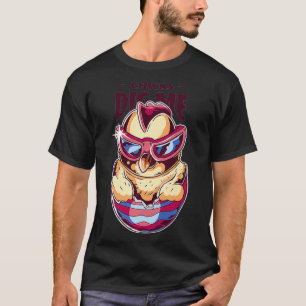 Camiseta Óculos de sol giro Pintinhos de Páscoa me cava P